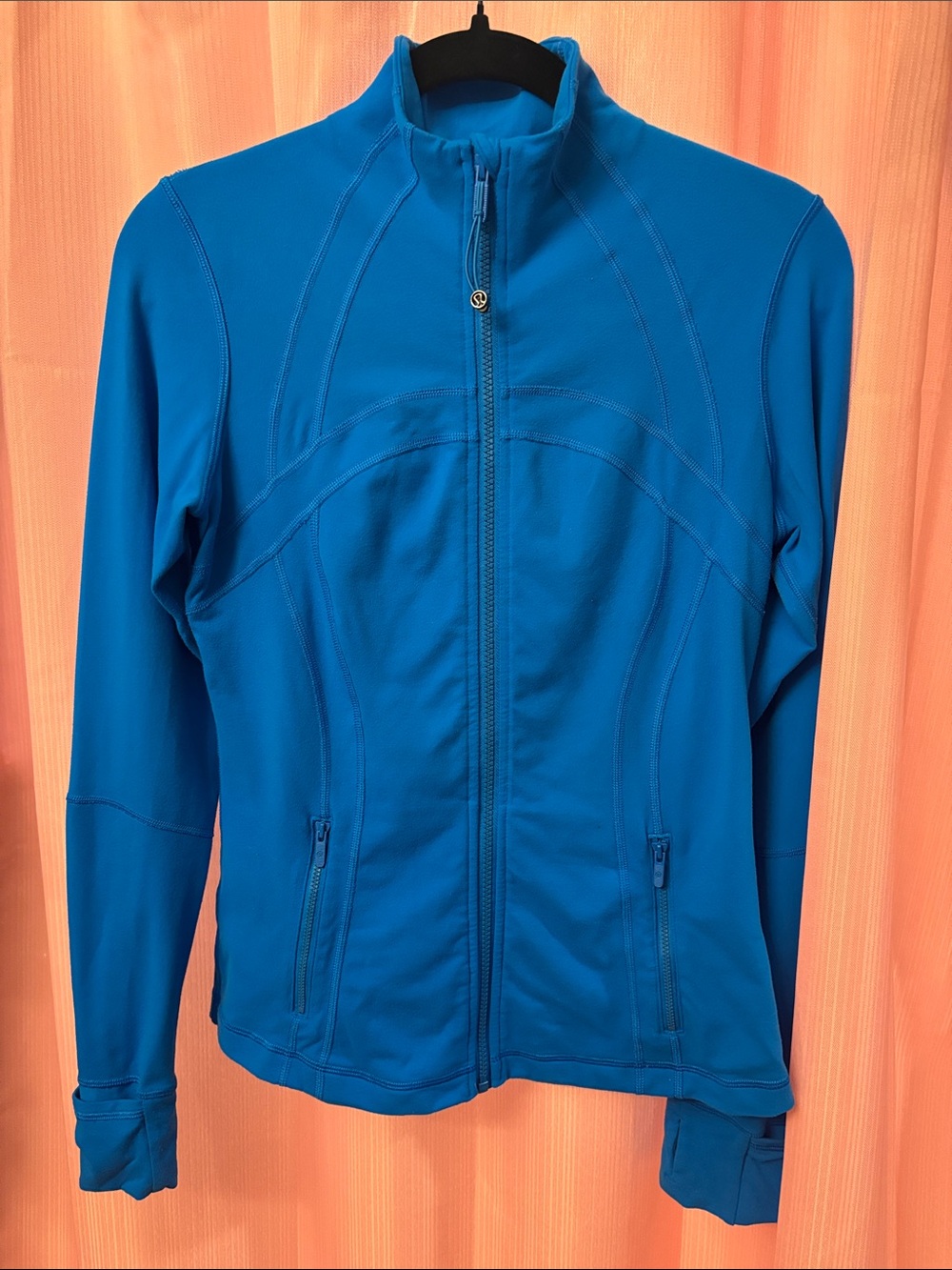 lululemon athletica Blue Full-Zip Utility Jacket